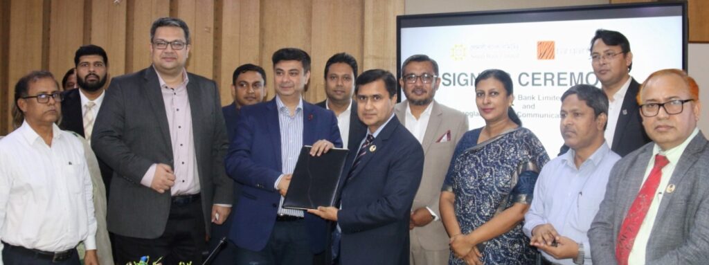 বাংলালিংকের নিরবচ্ছিন্ন মোবাইল নেটওয়ার্কের সাথে যুক্ত হলো সোনালী ব্যাংক