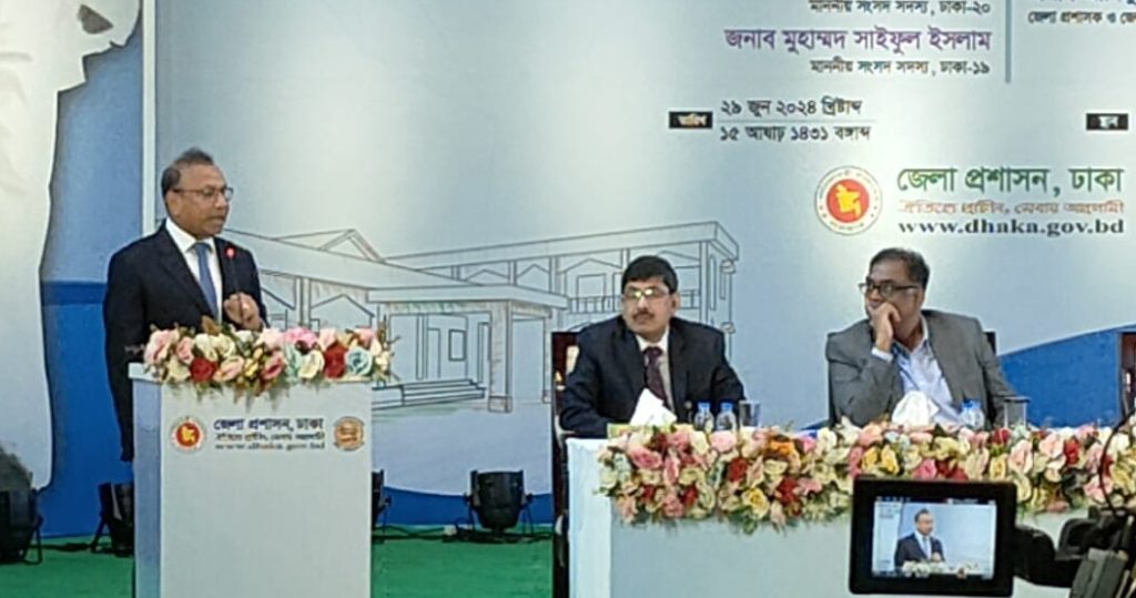 স্মার্ট বাংলাদেশ তৈরিতে সম্মিলিতভাবে কাজ করতে হবে-স্থানীয় সরকার মন্ত্রী